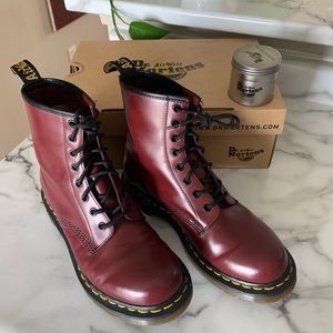 Cherry Red 1460 Doc Martens - Like New!